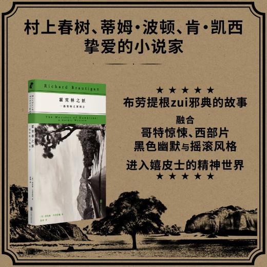 布劳提根作品五种丨《从大苏尔来的邦联将军》《天上掉下个大草帽》《去蒂华纳作手术》《梦回巴比伦》《霍克林之妖》 商品图2