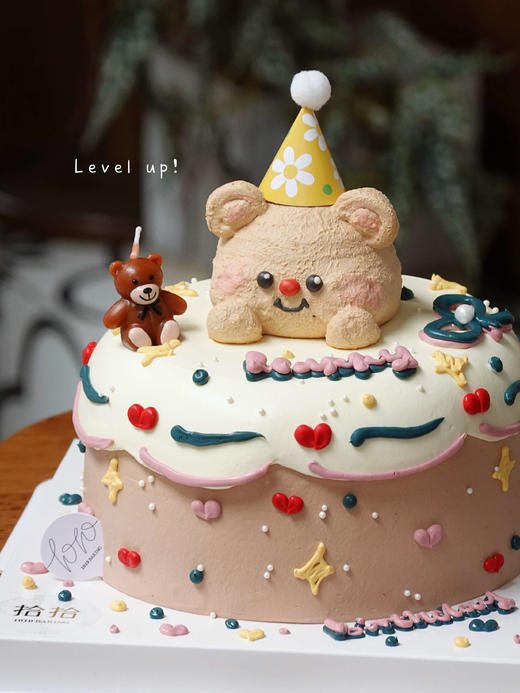 「软萌版·黄油小熊」蛋白糖小熊宝·100%动物奶油（提前8小时预订） 商品图4