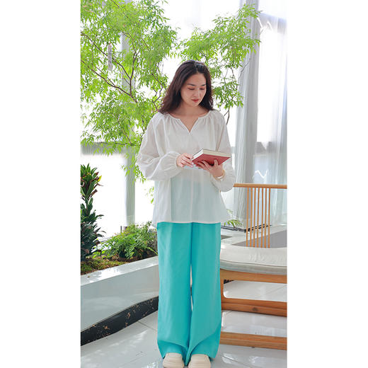 【线上专属】新中式上衣（25708232山矾-结缘款） 商品图0