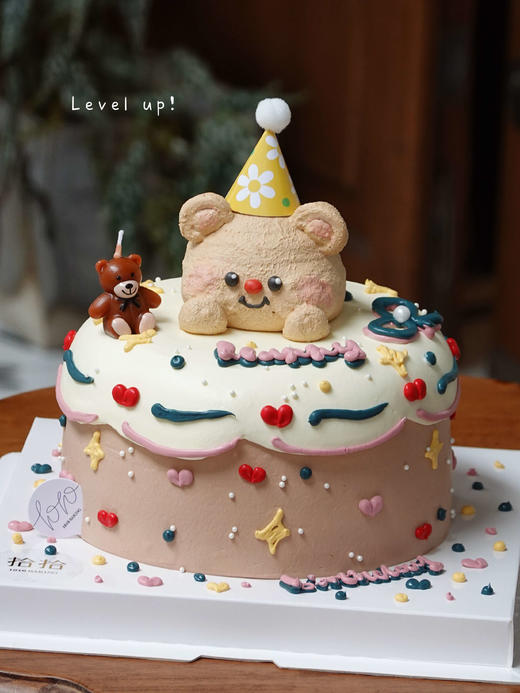 「软萌版·黄油小熊」蛋白糖小熊宝·100%动物奶油（提前8小时预订） 商品图2