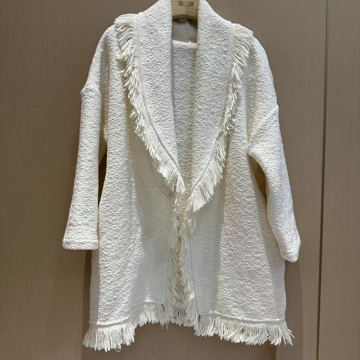 【线上专属】流苏外套(23805629-山矾) 商品图0