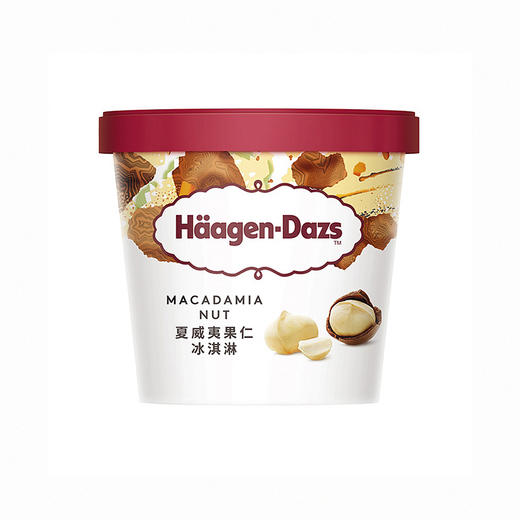 哈根达斯冰激凌夏威夷果仁口味进口雪糕 81g 商品图1