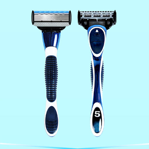 阿帕齐星海蓝5+1层剃须刀【1刀架+1刀头】 商品图3