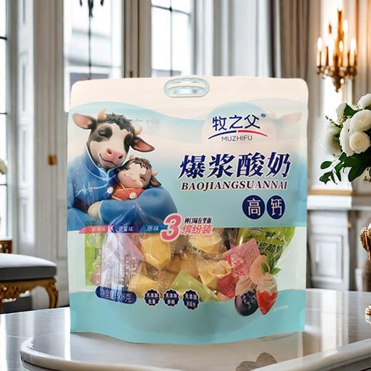 牧之父爆浆酸奶I草原奶盖I草原奶条508g 商品图2