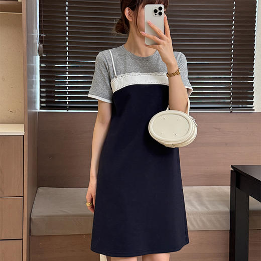 【不退不换】良木礼天丝连衣裙(146) 商品图0