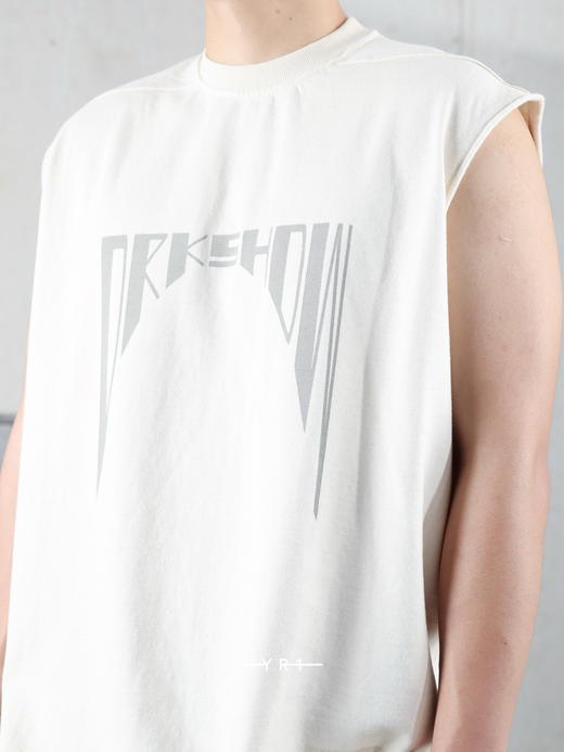 Rick Owens Drkshdw | HOLLYWOOD 无袖印花T恤 商品图3