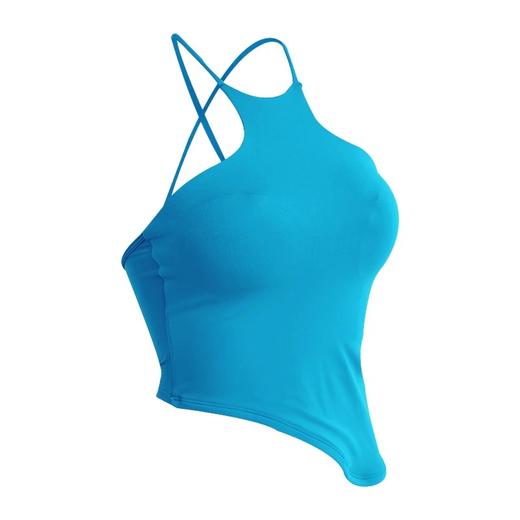 跃牌【禅语梵心】裸感性感美背瑜伽文胸固定胸垫运动内衣女新款细带跑步健身背心WX5424 商品图4