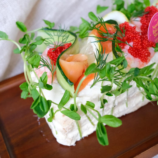 瑞典三明治蛋糕（烟熏三文鱼&甜虾）Swedish Sandwich Cake(Smoked Salmon&Shrimp 商品图3