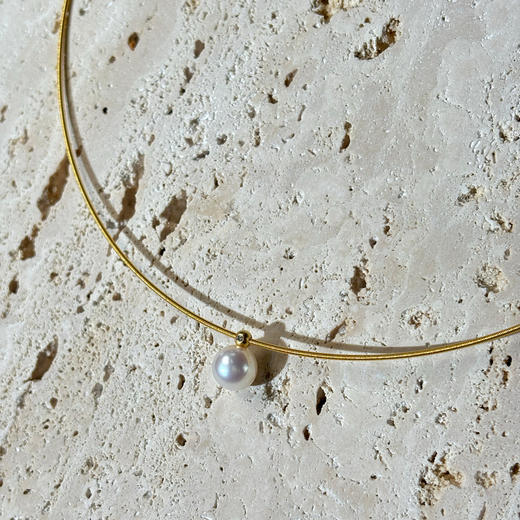 北京仓｜Eva Strepp-collier star-珍珠 钻石 金色 项链［德国设计师］ 商品图0