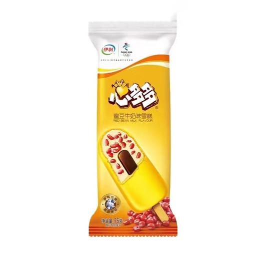 伊利心多多蜜豆牛奶味冰淇淋70g香甜软糯夏日必备 商品图0