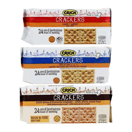 意大利进口可意奇-全麦|原味梳打饼干250g 商品图5