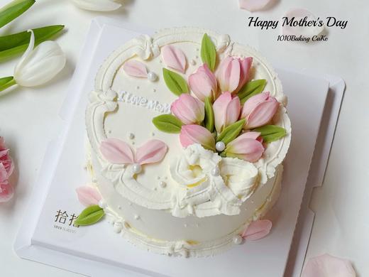 「天使花朵·郁金香」可食用的巧克力郁金香花·100%动物奶油（附图6寸·提前3小时预订） 商品图5