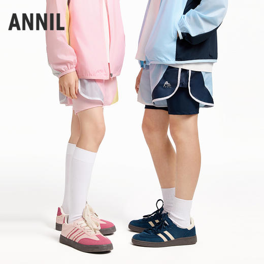 男童女童全腰梭织短裤夏季新款安奈儿童装EM526027 商品图1