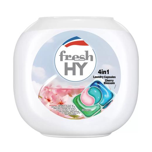 【秒杀】清可新盒装4合1洗衣凝珠（樱花）60粒*10ml 商品图4