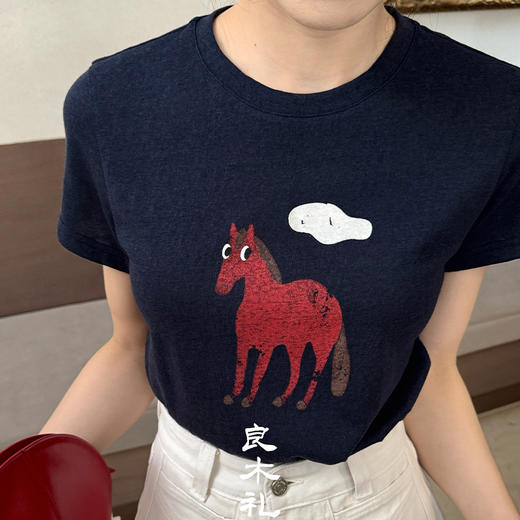 【部分现货】良木礼小马短袖（8335） 商品图2