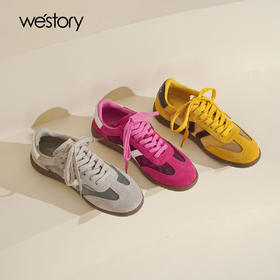 Westory2025年夏季网纱透气运动鞋舒适平底德训鞋S25CM75571