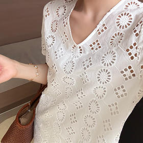 【不退不换】良木礼镂空连衣裙（6669）