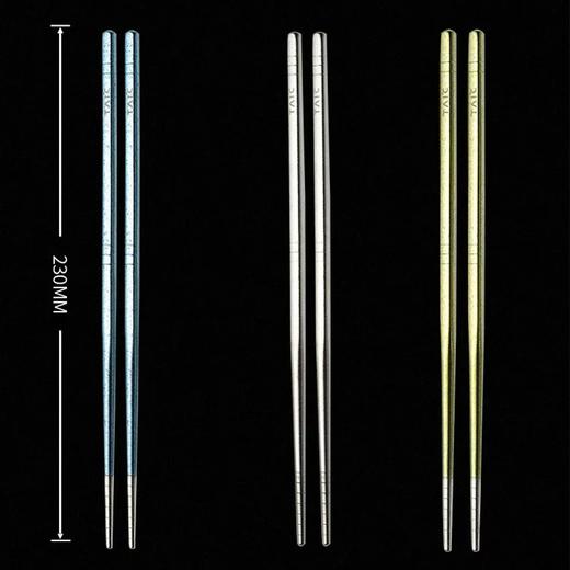 TAIC太可钛筷子户外家用防滑金属纯钛筷健康轻便纯钛餐具筷子套装-YHD 商品图4