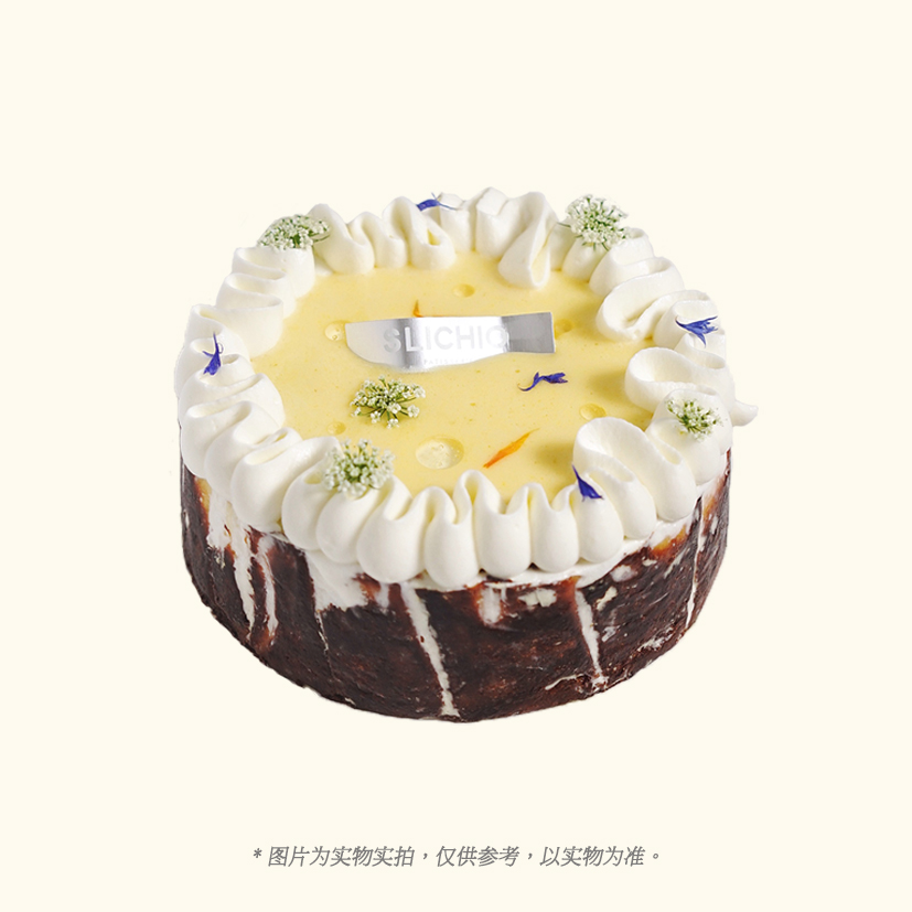 柠咛絮语 | 柠檬奶黄雪顶巴斯克