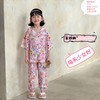 「59.9元2套 短袖➕长裤」喜林贝尔 莱纱绸儿童涂鸦家居服 居家遛弯不惧空调风，不怕蚊子咬 商品缩略图11