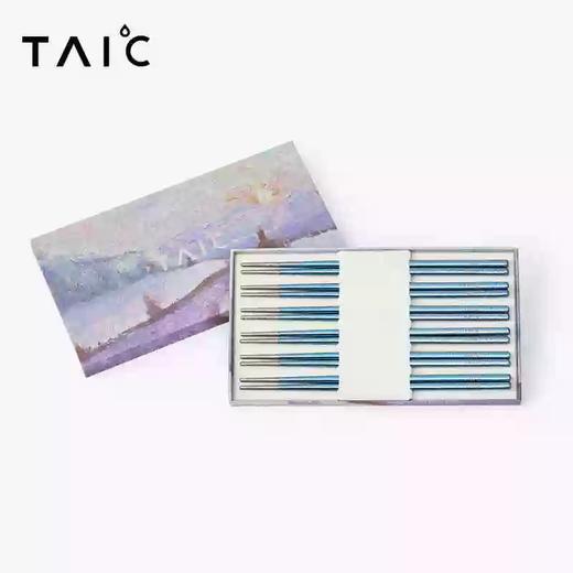 TAIC太可钛筷子户外家用防滑金属纯钛筷健康轻便纯钛餐具筷子套装-YHD 商品图5