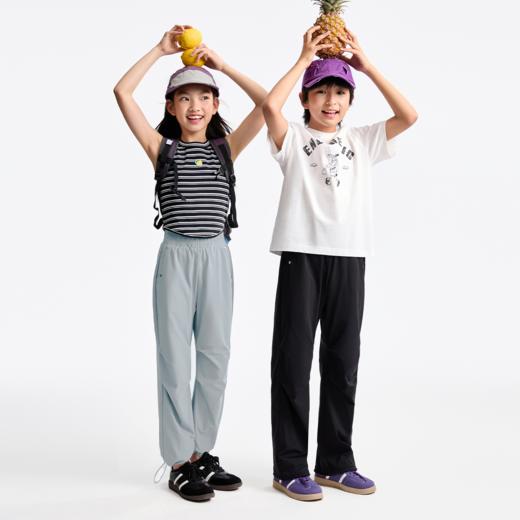 男女童全腰针织单裤夏季新款安奈儿童装EM526169 商品图3