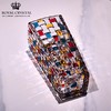 捷克进口BOHEMIA 波西米亚水晶玻璃花瓶轻奢高端北欧简约透明客厅花器摆件波萨诺瓦彩色花瓶20cm 商品缩略图3