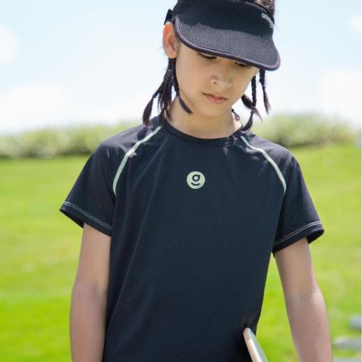 onmygame男童防晒透汽T恤儿童运动训练服运动衣上衣 商品图2