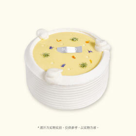 花楹未央 | 柠檬香草菠萝有机玫瑰奶油蛋糕