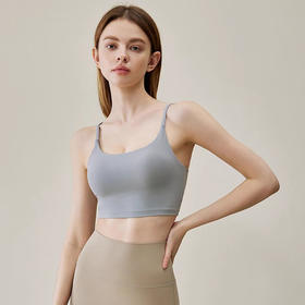 跃牌【轻匀系列】LC莱卡裸感运动内衣女夏健身上衣外穿吊带背心美背WX1418