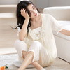 自然醒月坞云朵棉睡衣女夏季（带胸垫）短袖七分裤可外穿夏天甜美家居服套装QH 商品缩略图13