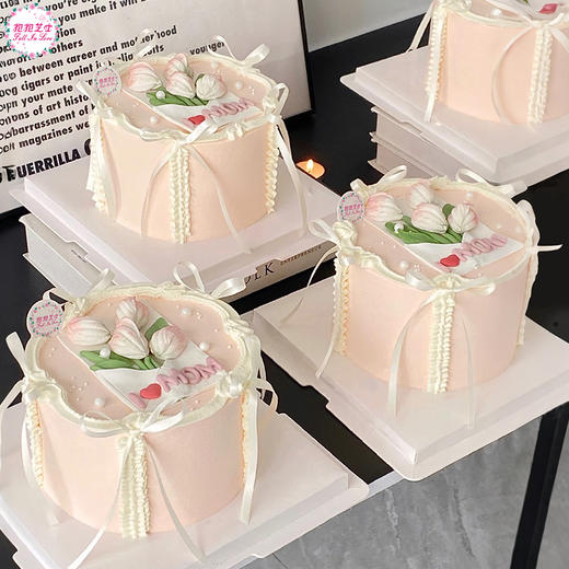 郁金香信封蛋糕，以爱之名，致敬母亲，让爱有迹可循 商品图0