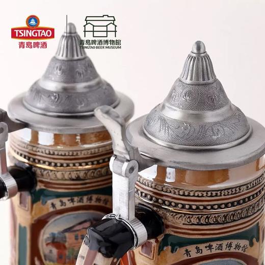 【青岛啤酒】精致高端 欧洲锡盖陶瓷啤酒杯  500ml 青岛啤酒 官方文创 商品图2