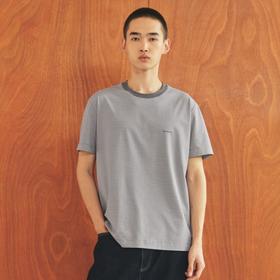 WassupHouse条纹正肩短袖T恤