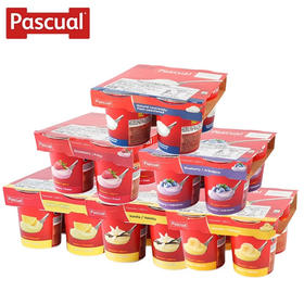 帕斯卡风味酸奶草莓味/蓝莓味/香草味120g*4 优质奶源醇厚细腻口感 025653/025654/025656