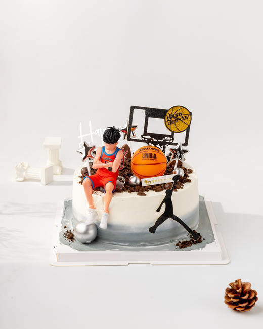 流川枫 篮球主题生日蛋糕（百分百进口动物奶油） 商品图0