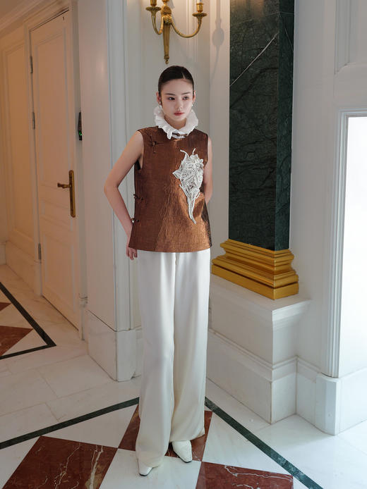 廷前观棠 | 鎏金马甲 商品图9