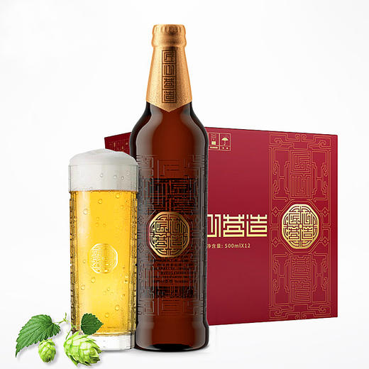 雪花啤酒匠心营造500ml*12瓶装麦汁浓度10度麦香醇厚整箱 商品图0