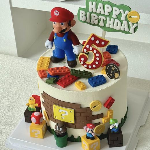 【超级马里奥】主题儿童蛋糕 商品图1