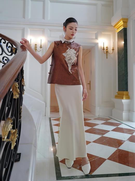 廷前观棠 | 鎏金马甲 商品图10