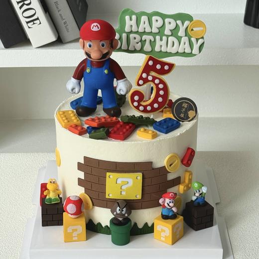 【超级马里奥】主题儿童蛋糕 商品图0