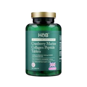 【特卖】荷柏瑞 低糖型 蔓越莓海洋鱼胶原蛋白肽压片糖果 180片/瓶【保质期：2026年4-6月】