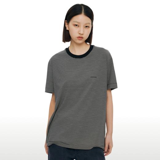 WassupHouse条纹正肩短袖T恤 商品图2