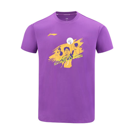 【2025新品】李宁乒乓球系列王楚钦同款夏季短袖文化衫AHSVC89-2 商品图0