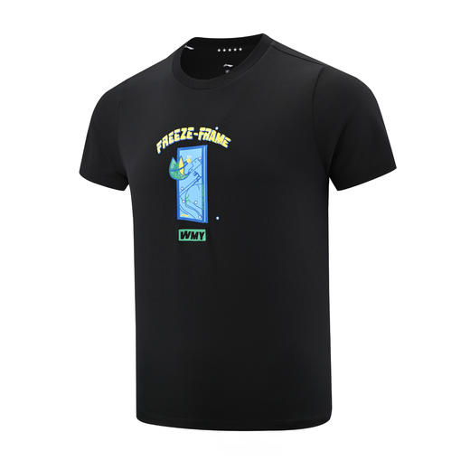 【2025新品】李宁乒乓球系列王曼昱同款夏季短袖文化衫AHSVD01-1 商品图1