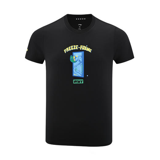 【2025新品】李宁乒乓球系列王曼昱同款夏季短袖文化衫AHSVD01-1 商品图0