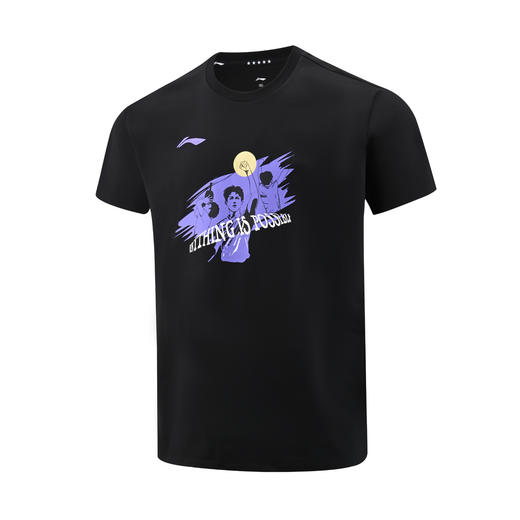 【2025新品】李宁乒乓球系列王楚钦同款夏季短袖文化衫AHSVC89-1 商品图1