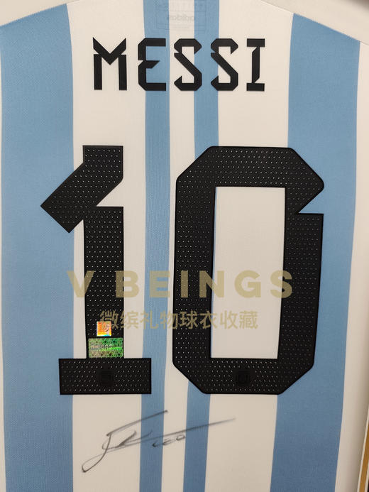 收藏系列 梅西 阿根廷国家队10号 亲笔签名球衣 商品图2