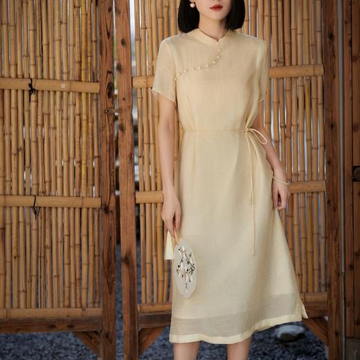 （小眠专属）ORIGNAL&CO天丝纱旗袍连衣裙 | 新中式天丝欧根纱 国风改良旗袍 温柔连衣裙 商品图3