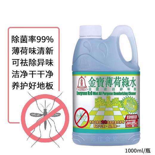 金宝 薄荷驱蚊绿水全能清洁剂1000ml 商品图1